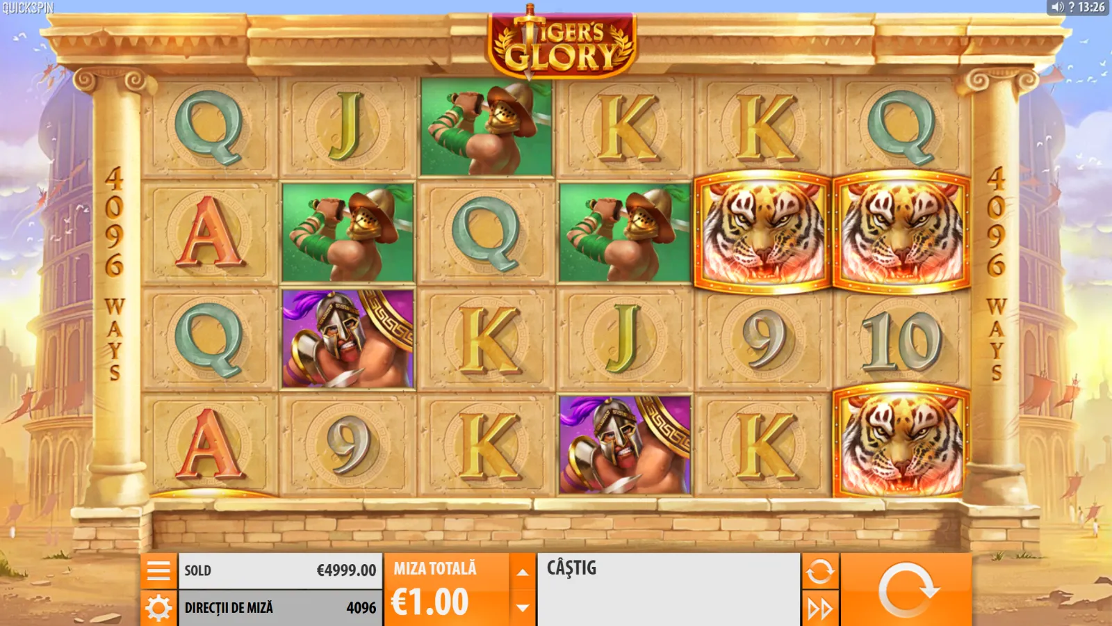Tigers Glory Gratis GamePlay