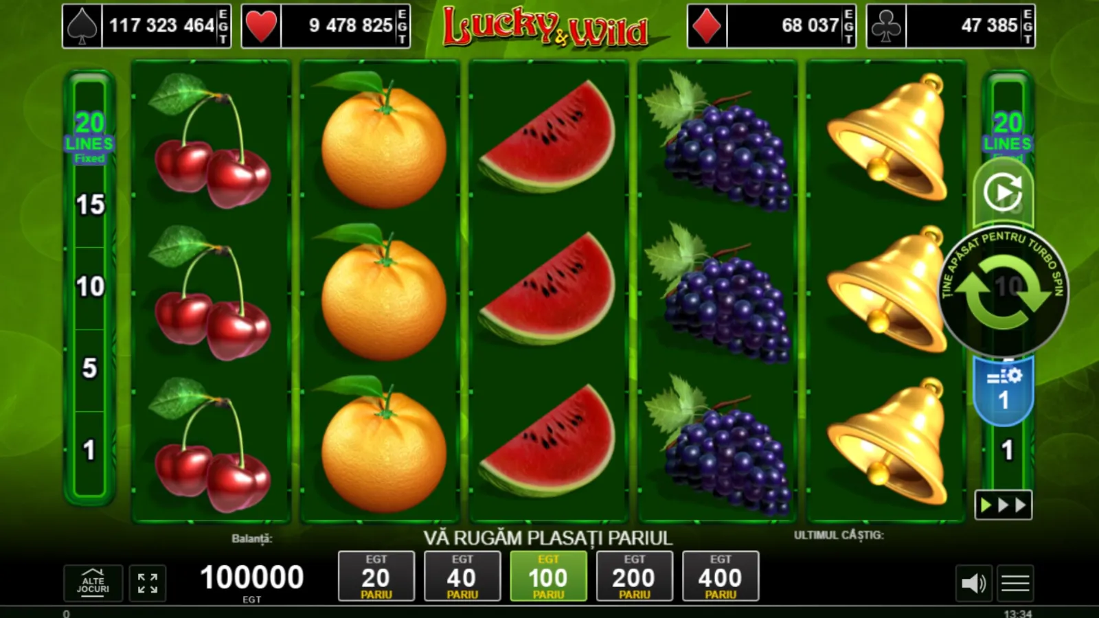 Lucky Wild Demo Gratis Online GamePlay