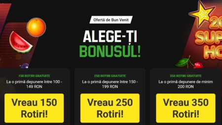 150-350 Rotiri Gratuite CASH la Unibet Casino