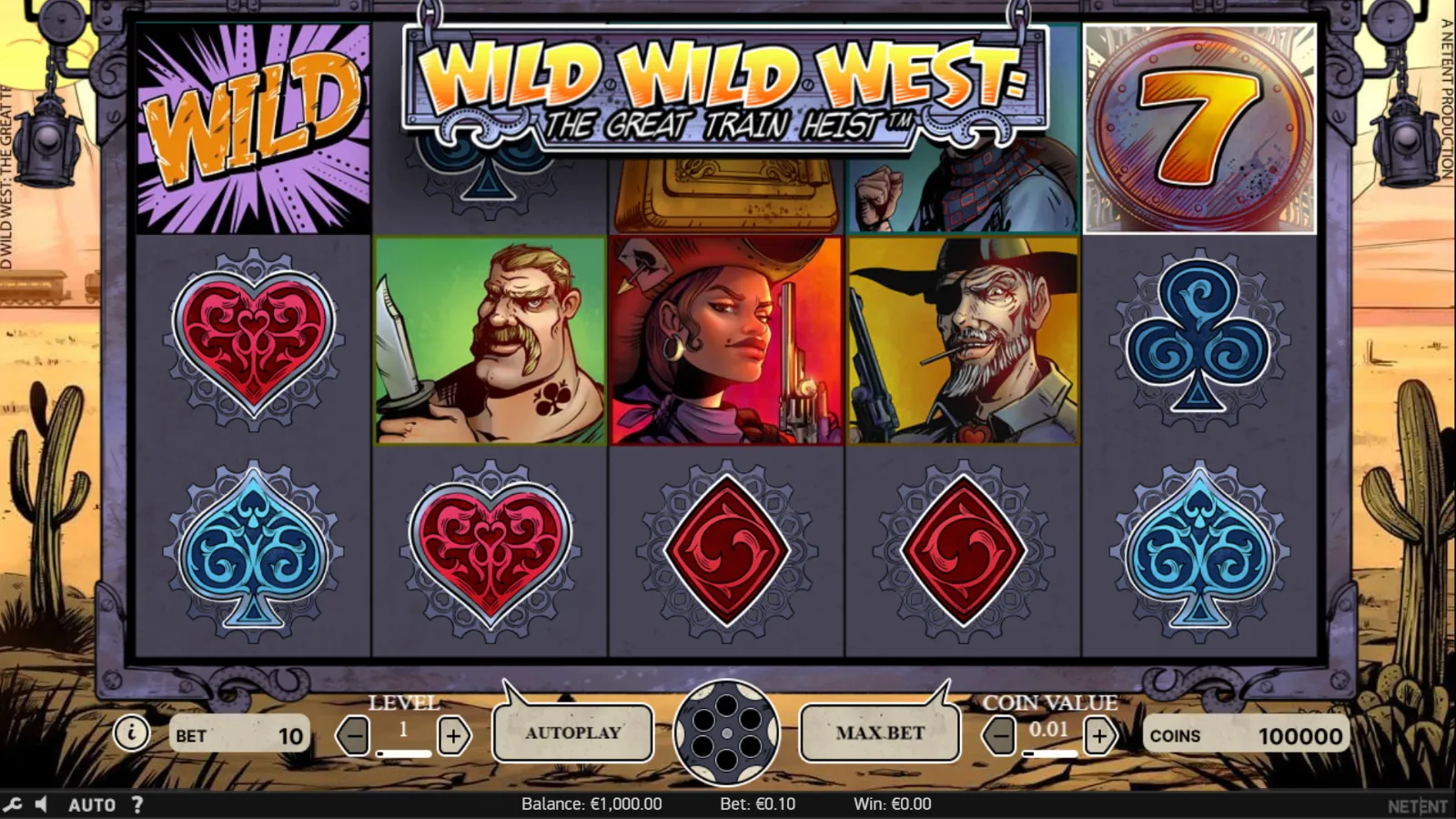 Wild Wild West The Great Train Heist Demo Gameplay
