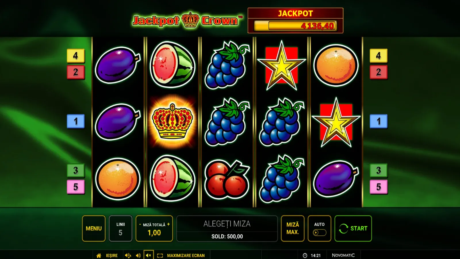 Jackpot Crown Gratis Demo Online GamePlay