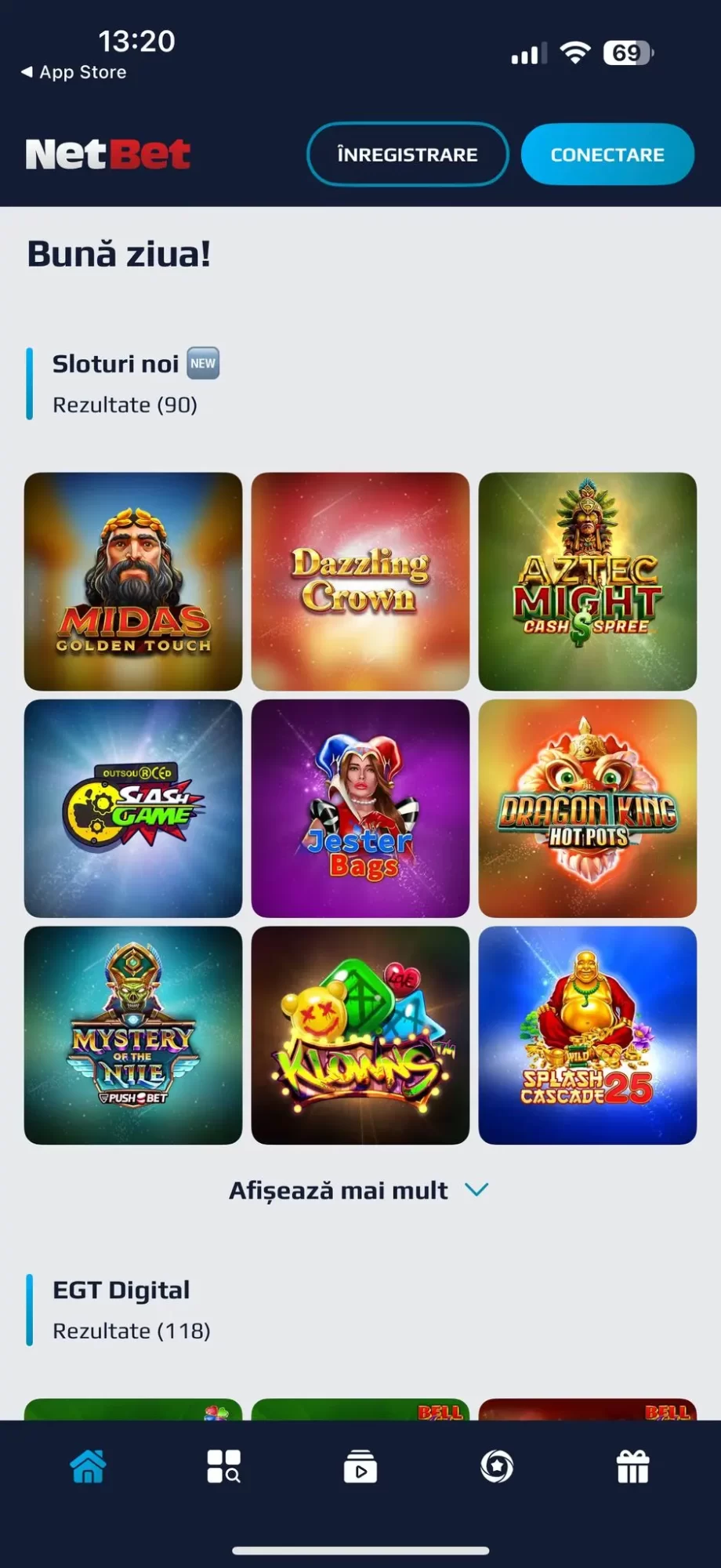 aplicația mobilă NetBet Casino