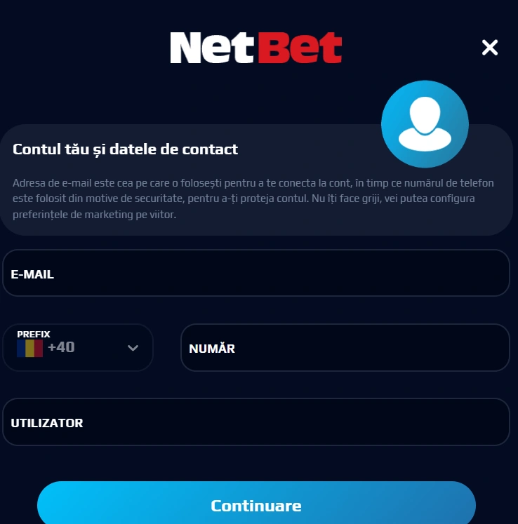 înregistrare Netbet Casino