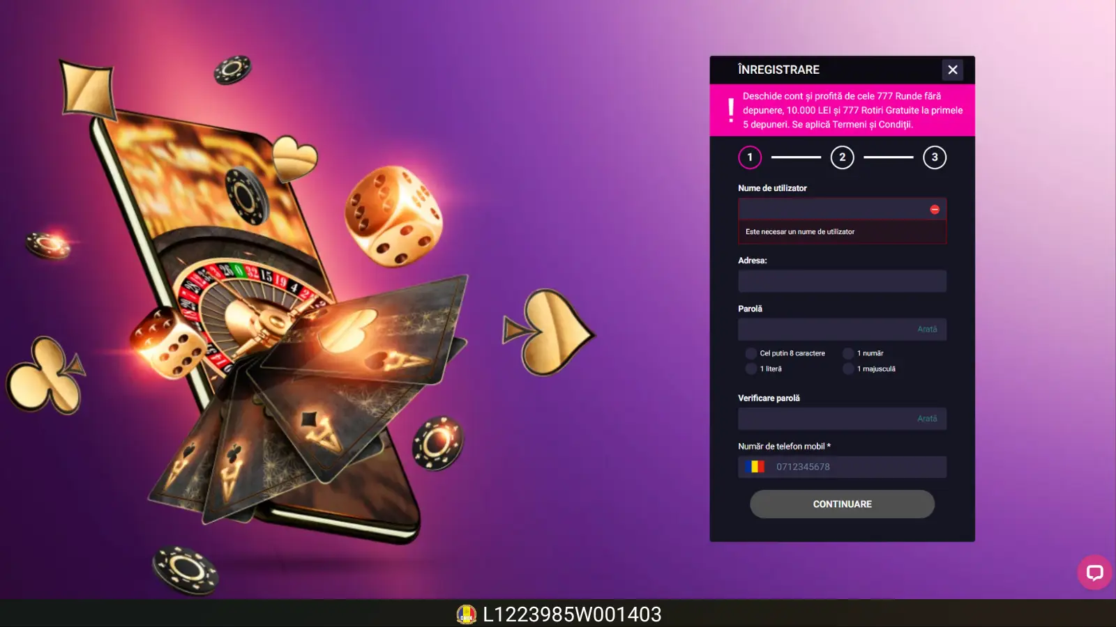 Player Casino Inregistrare