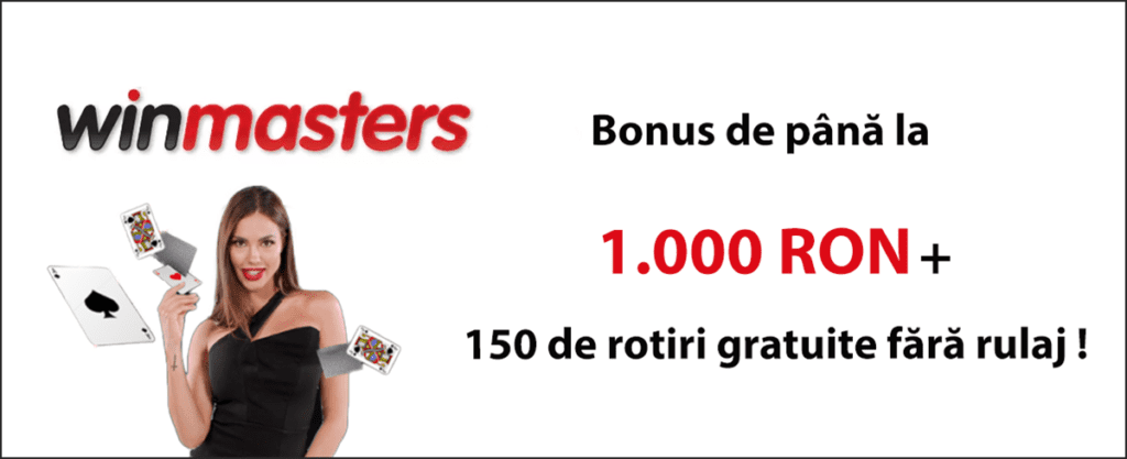 9 Bonusuri la cazino online Romania recomandate Winmasters