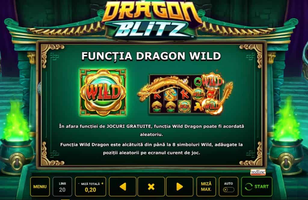 Funcție specială Dragon Wild