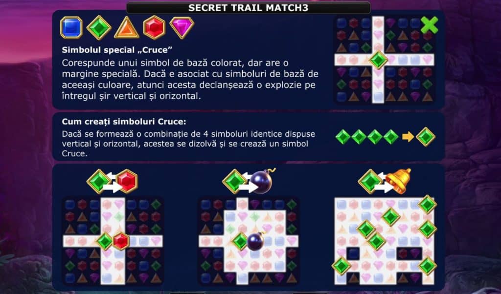 Simbol special Secret Trail Match 3