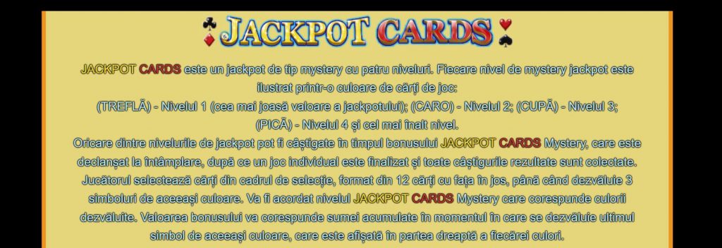 Ce este Jackpot Cards