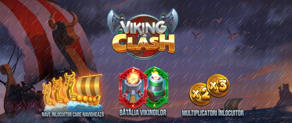 Ce funcții are slotul Viking Clash