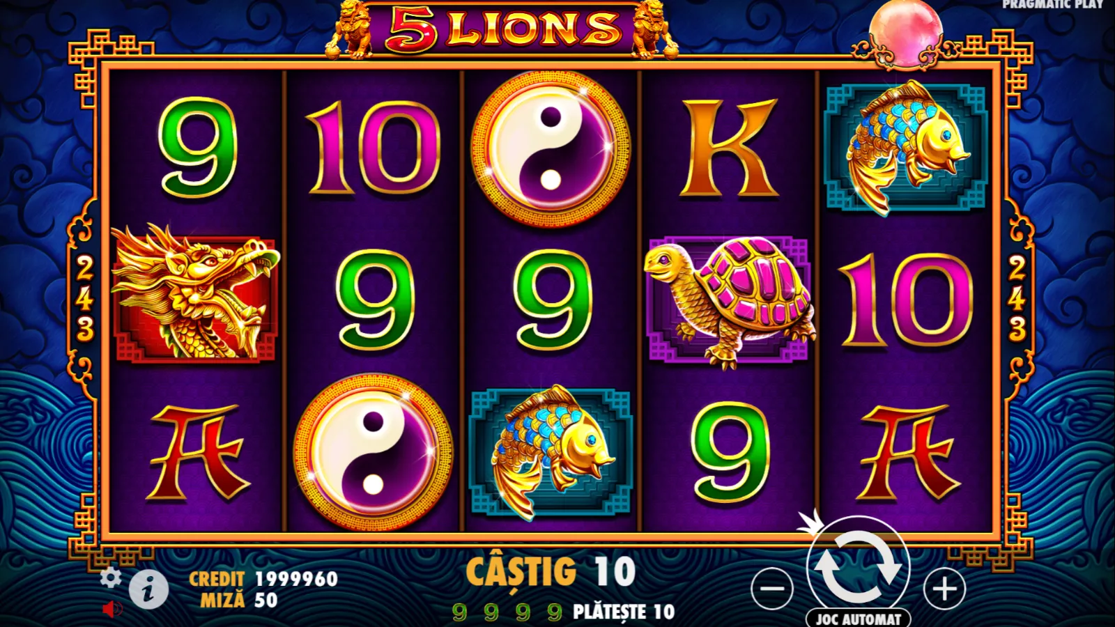 5 Lions Demo GamePlay