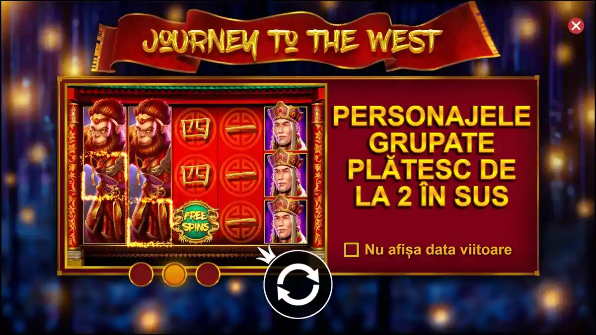 functia speciala a jocului Journey to the West