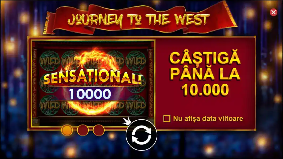imagine de start a jocului Journey to the West