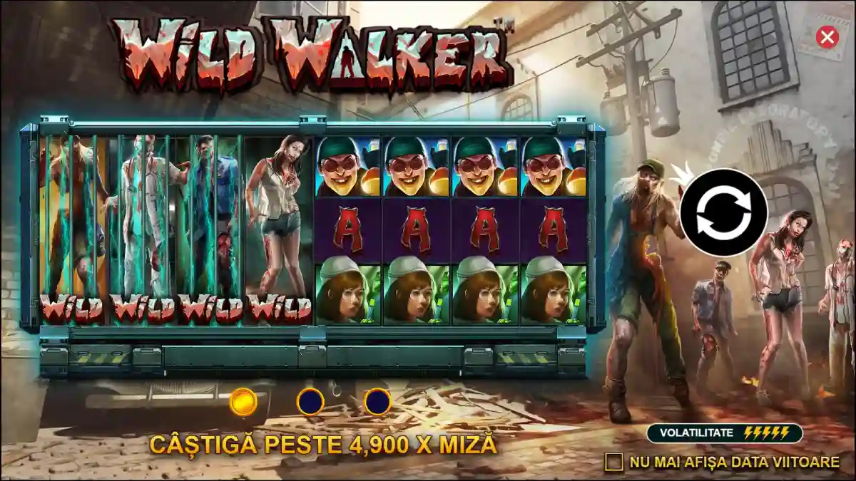 imaginea de start a jocului Wild Walker