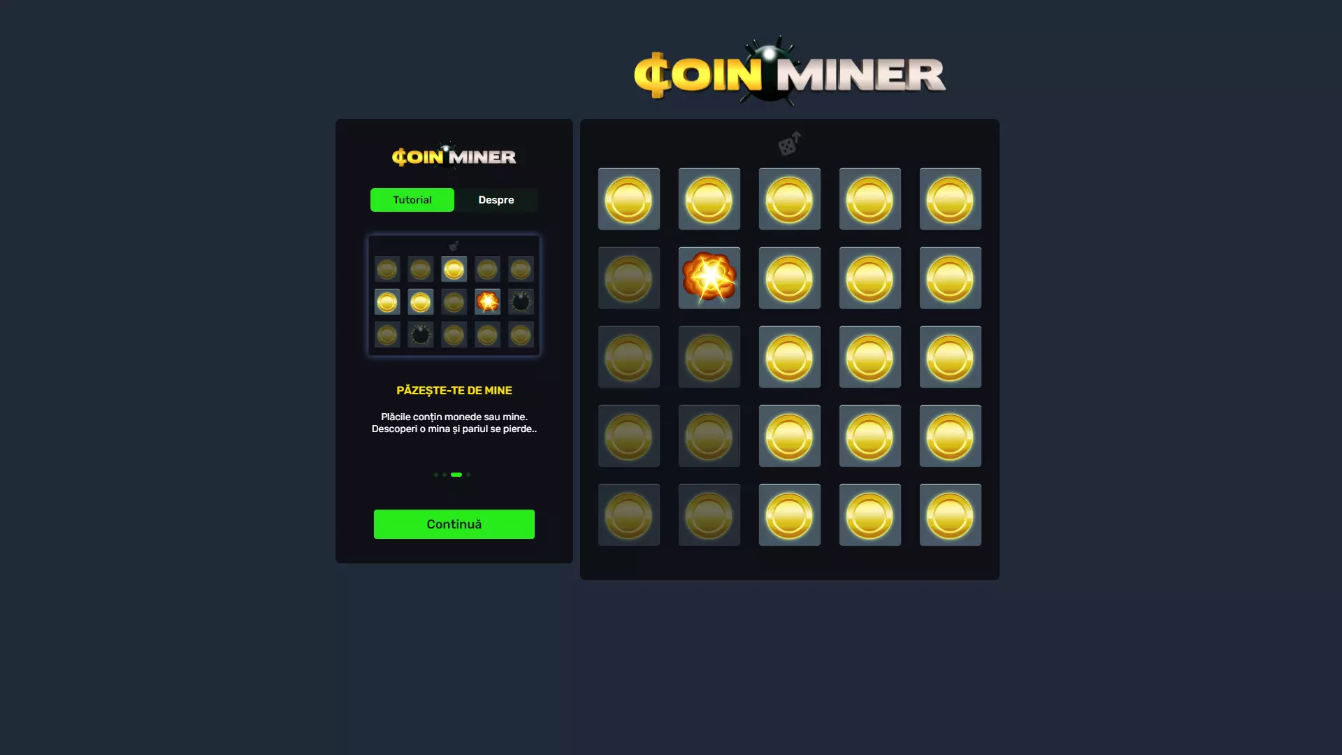 Aparate gratis Coin Miner