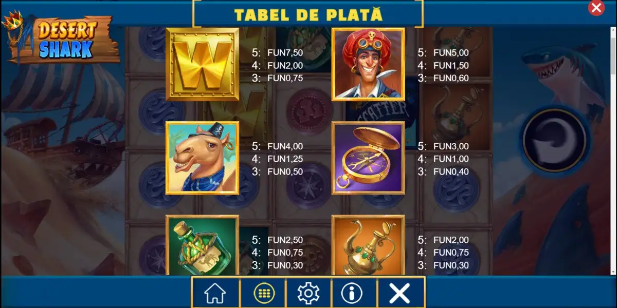 Păcănele Relax Gaming Desert Shark