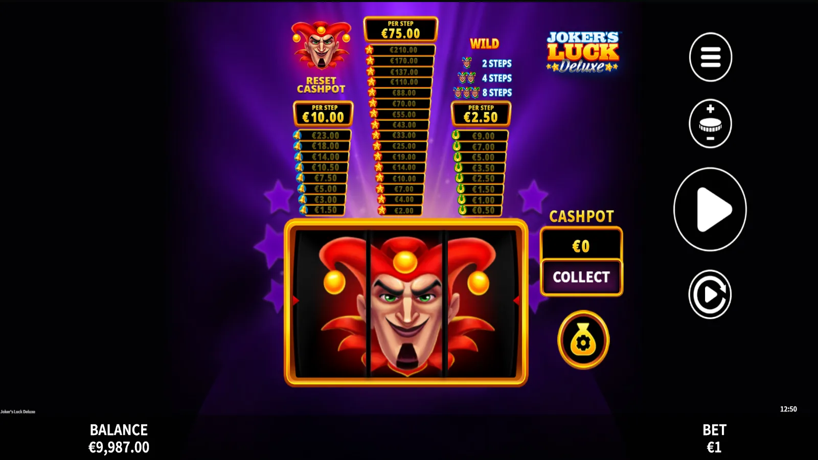Jokers Luck Deluxe Gratis Gameplay