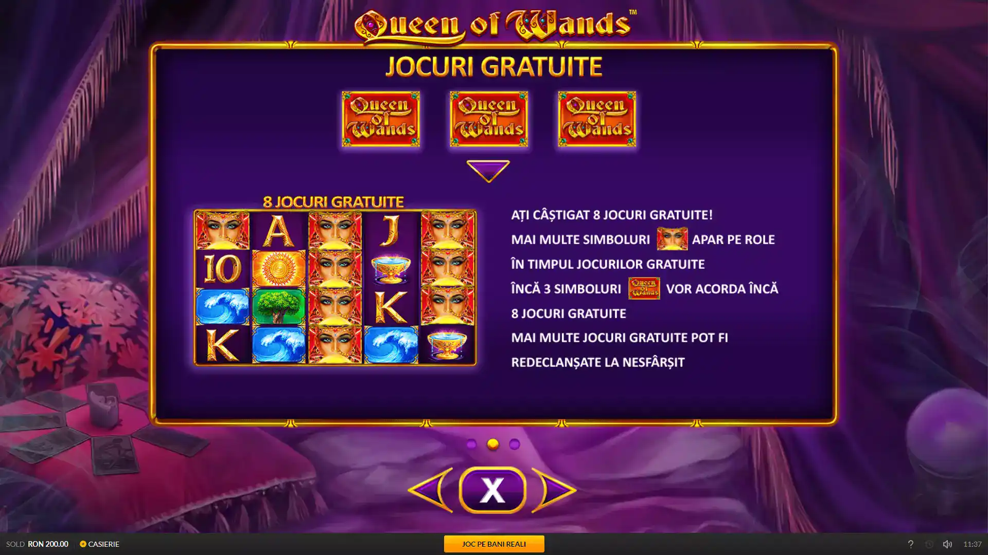 Aparate online Queen of Wands