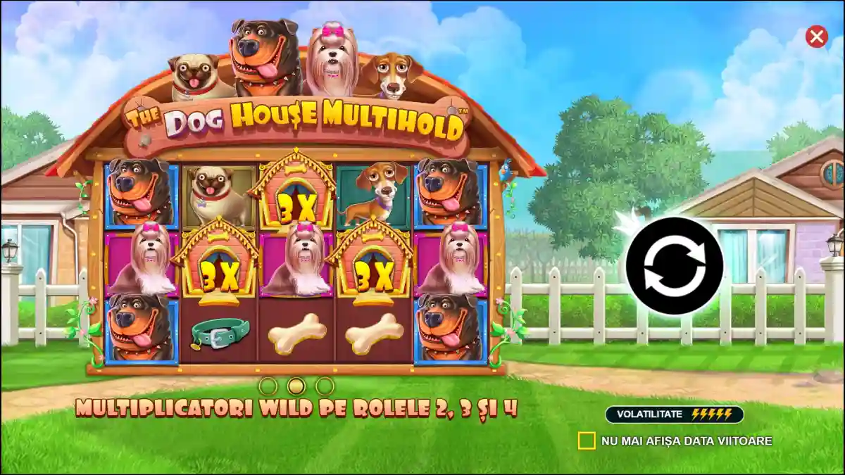 imaginea de start a jocului The Dog House Multihold Demo