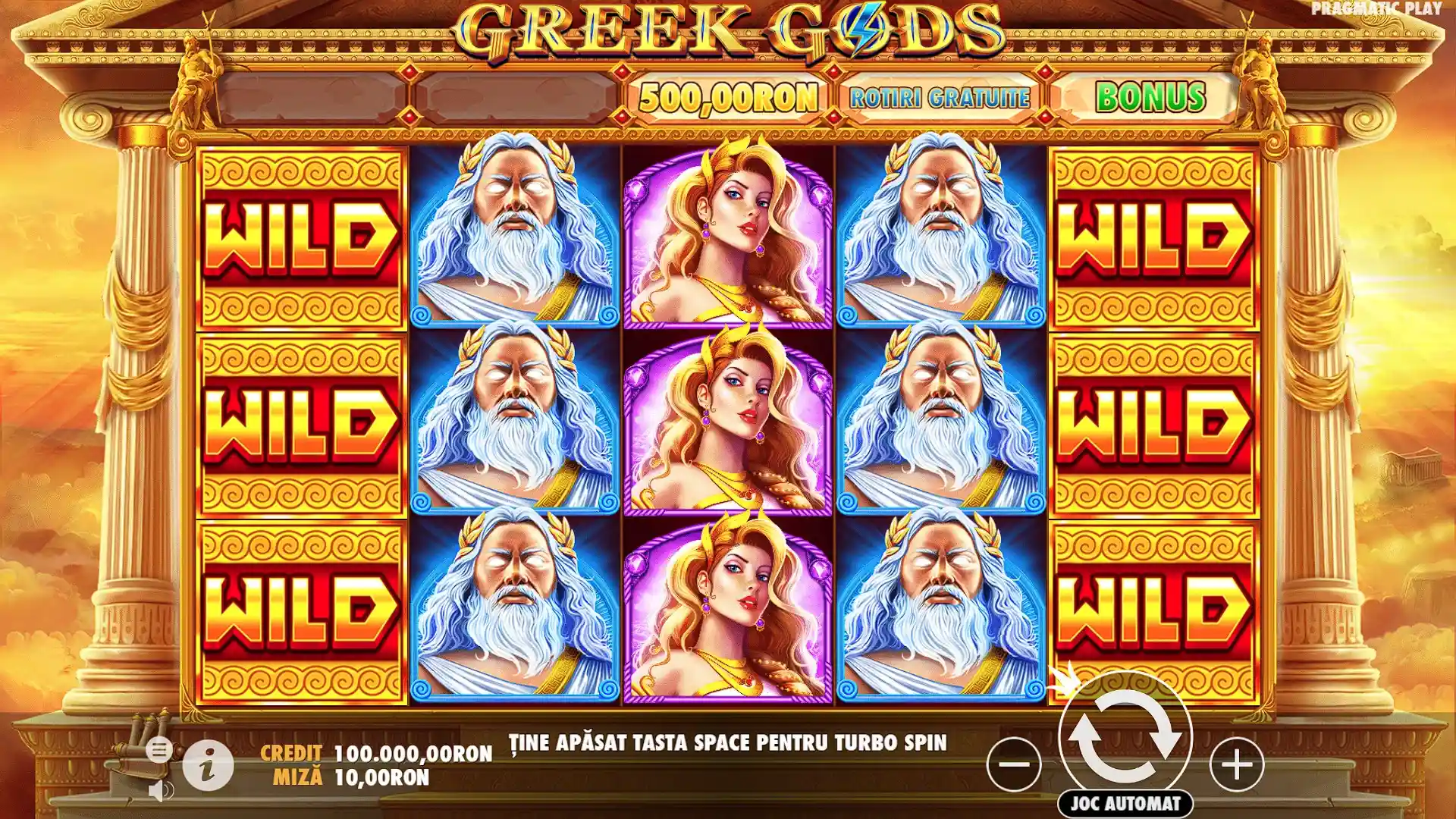 Pacanele gratis Greek Gods