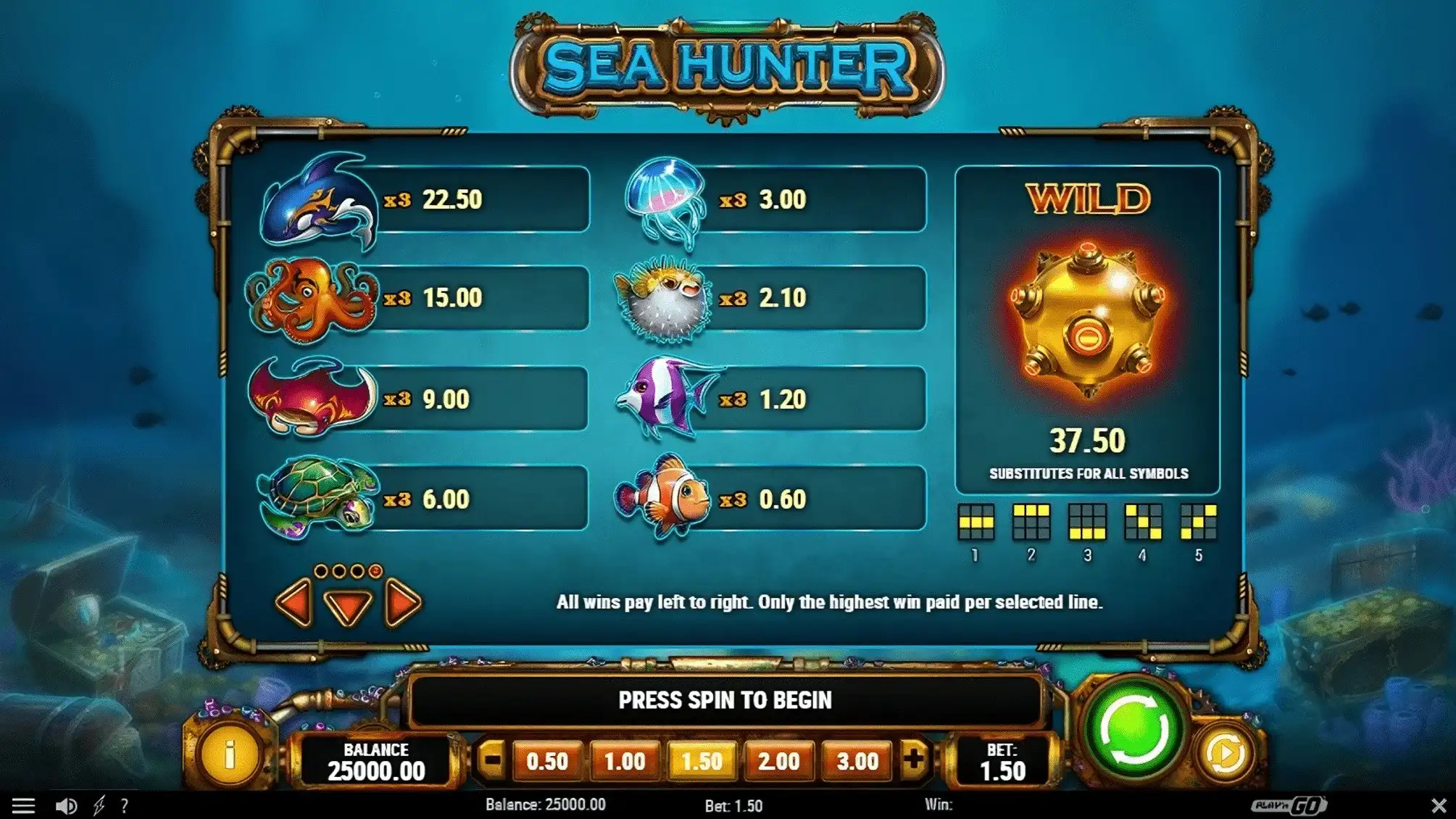 Păcănele gratis Sea Hunter
