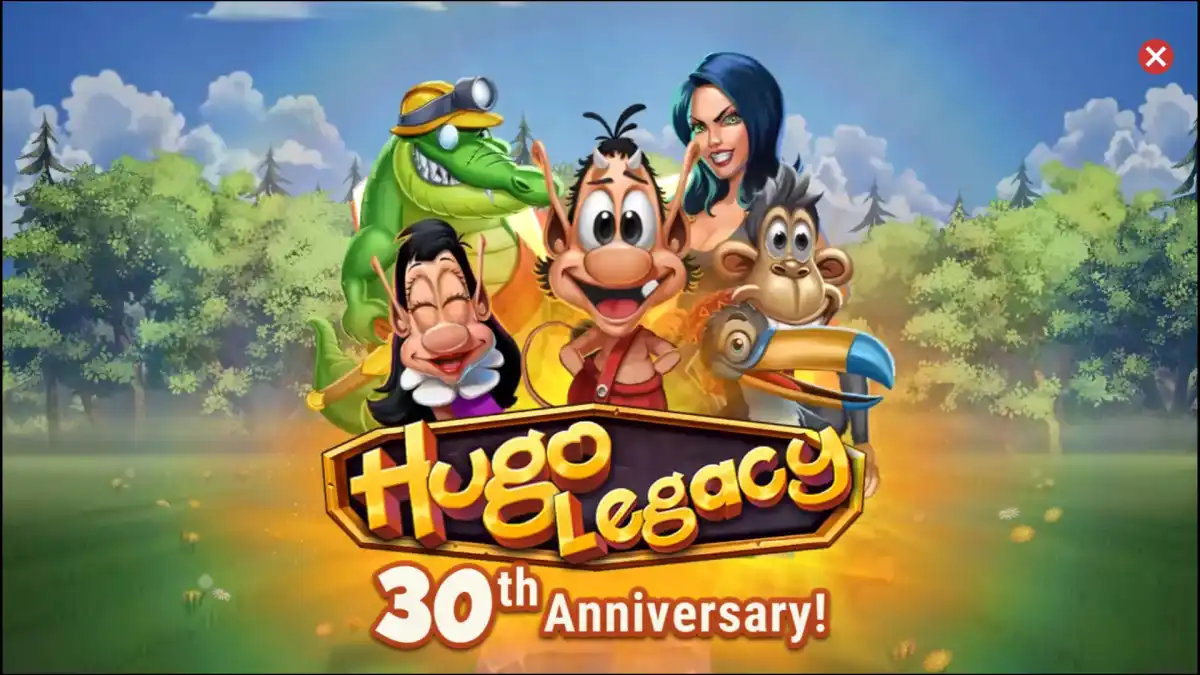 imaginea de start a jocului Pacanele Gratis Hugo Legacy