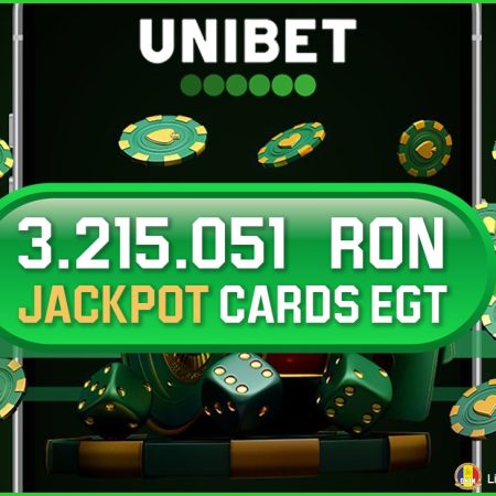 Un român a câștigat jackpotul record la Unibet Casino pe 24 ianuarie: 3.215.051 RON