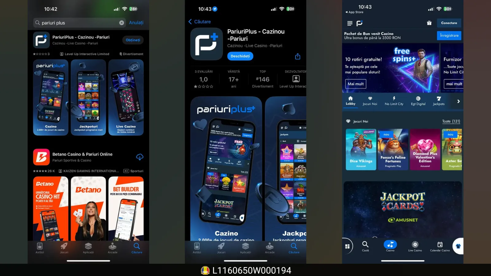 PariuriPlus Aplicatie