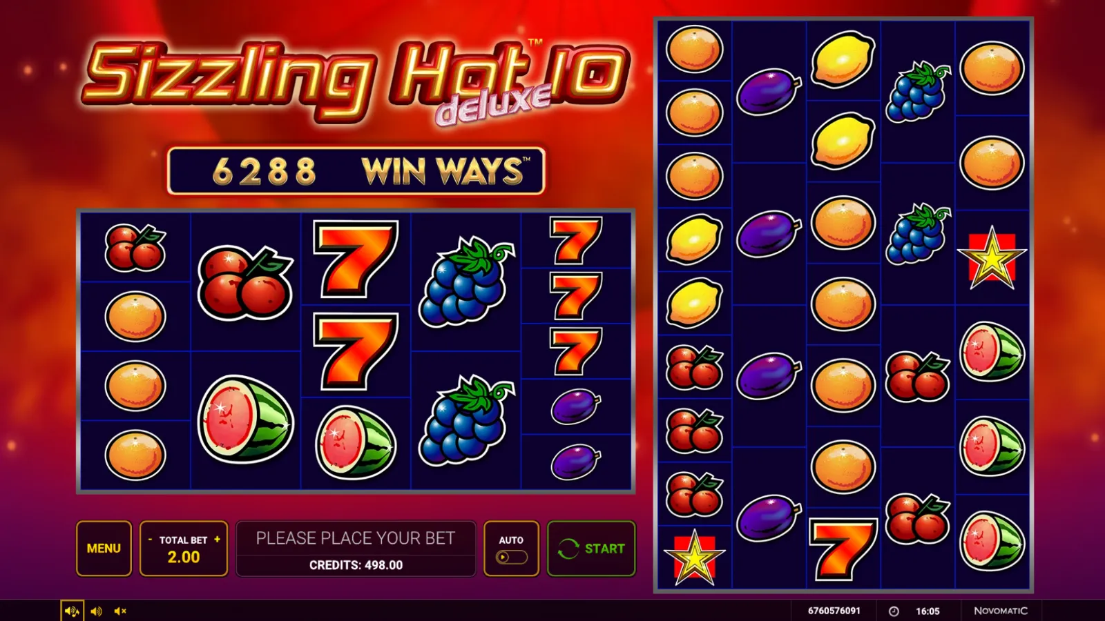 Sizzling Hot 10 Deluxe Win Ways Demo GamePlay