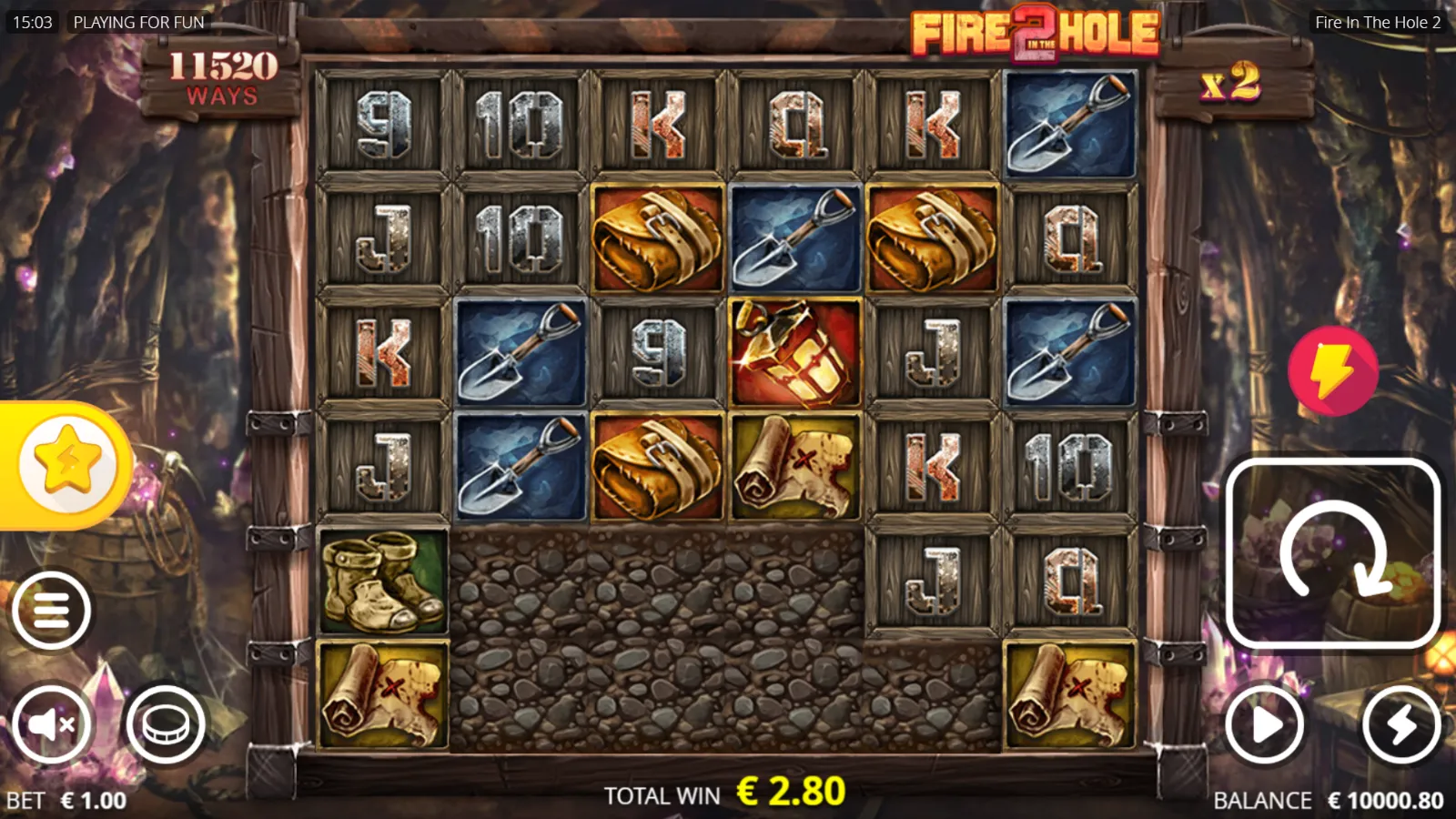 Fire in the Hole 2 Gratis GamePlay