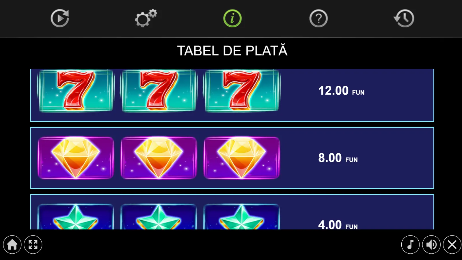 7 & Crystals Gratis Simboluri