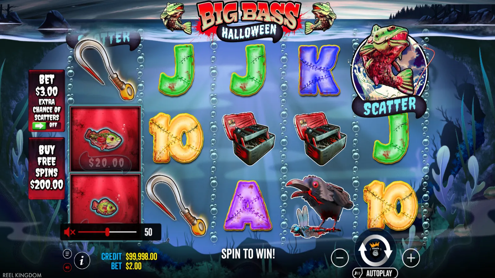 Big Bass Halloween Gratis GamePlay