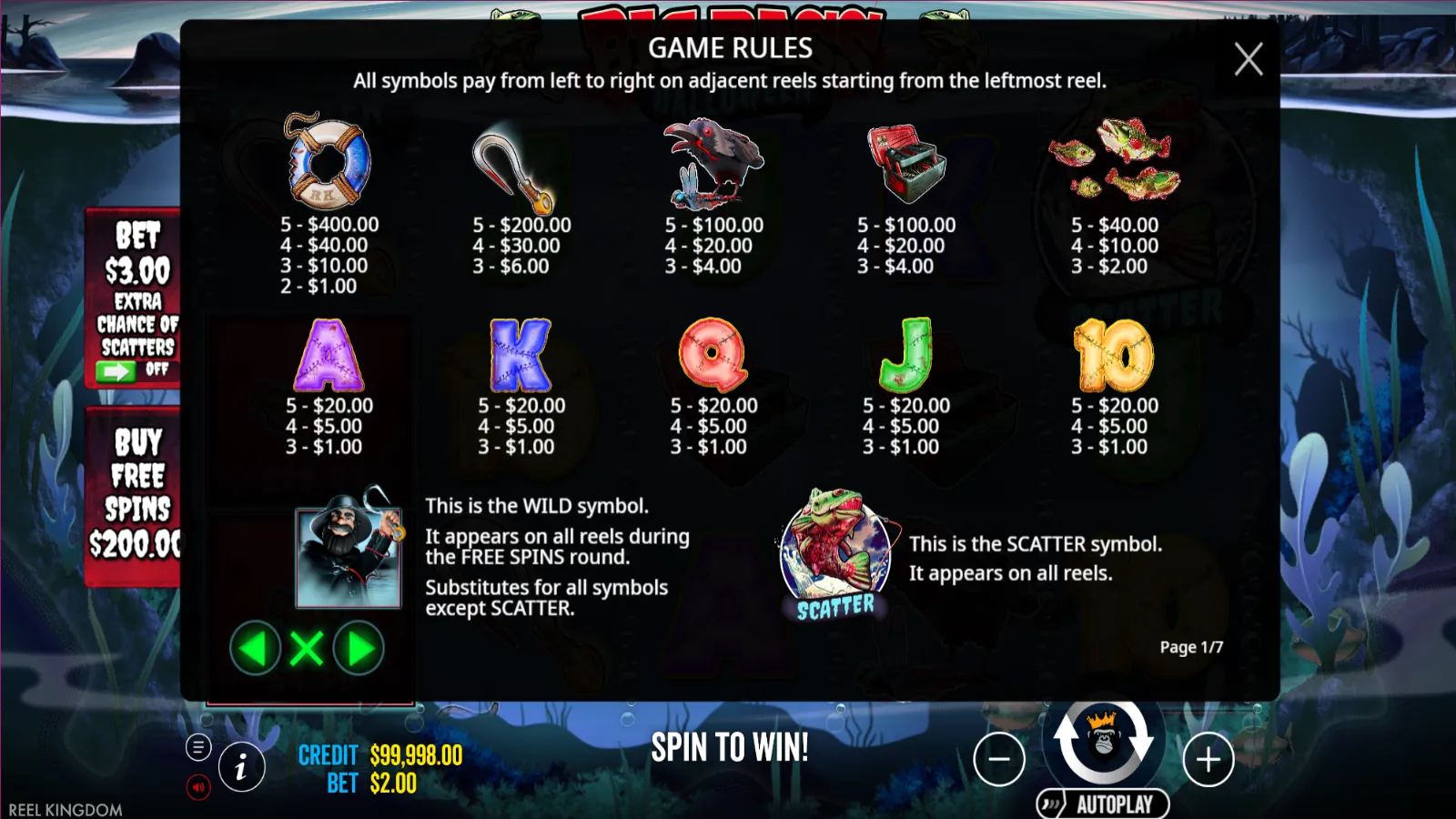 Big Bass Halloween Gratis Simboluri