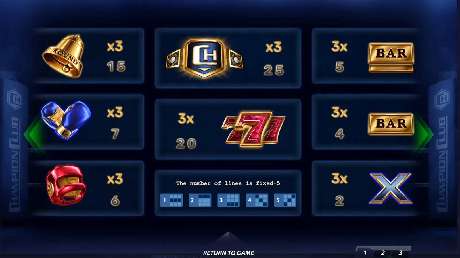 Champion Club Demo Simboluri
