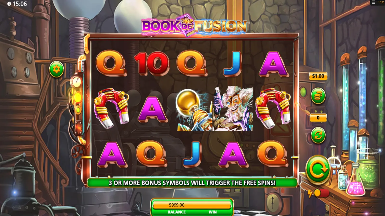 Book of Fusion Demo GamePlay