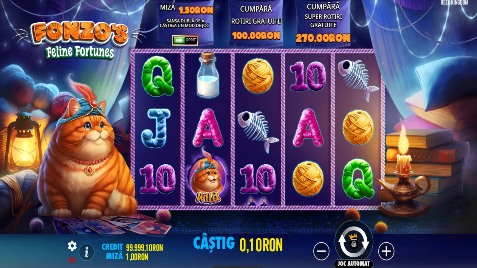 Fonzo’s Feline Fortunes Demo GamePlay