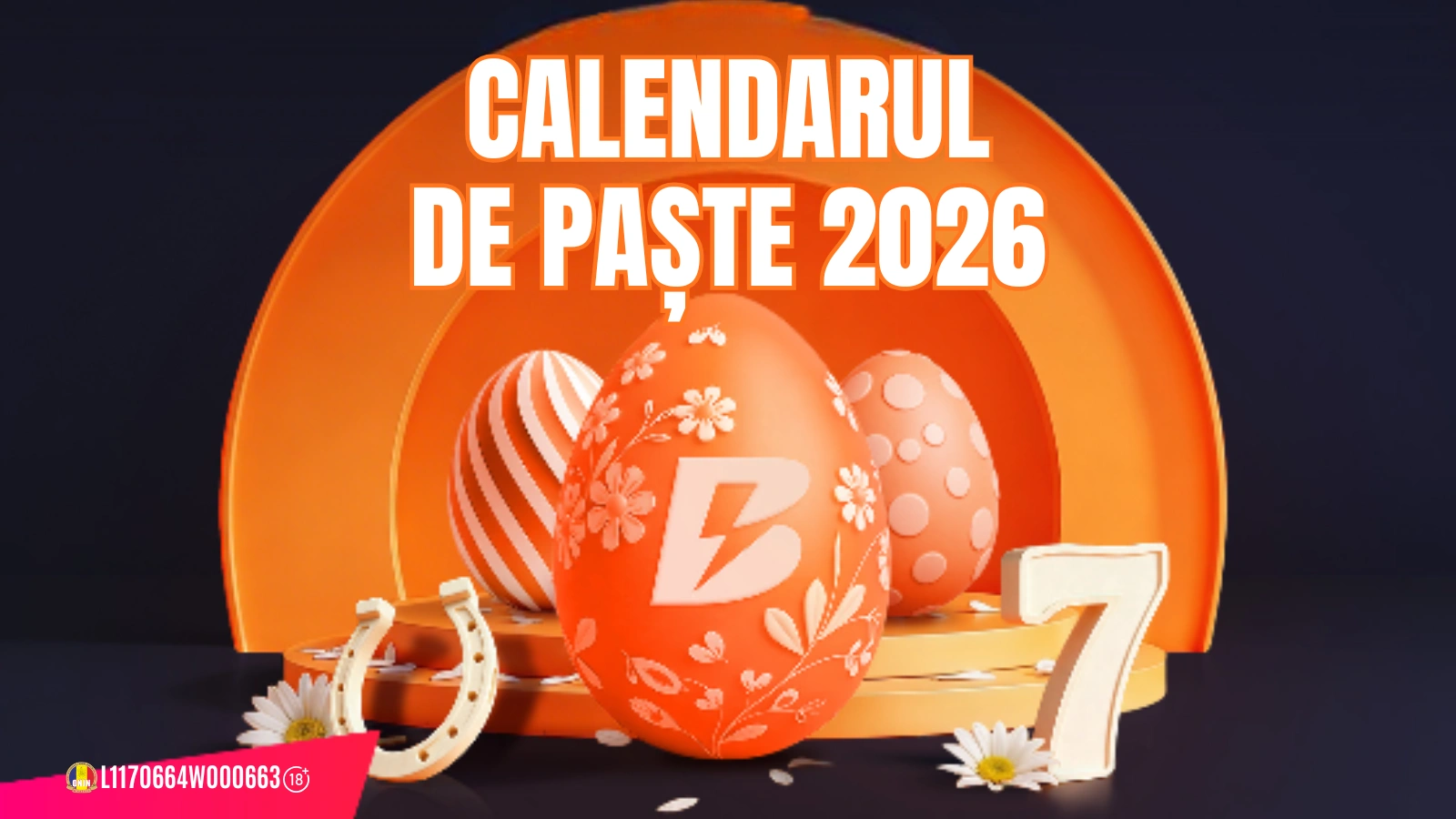 Calendar de Paște Casino la Betano în 2026