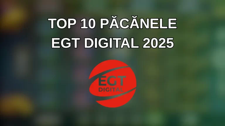 Top 10 Păcănele EGT Digital 2025 – Cele Mai Bune Sloturi de la EGT Digital, Testate și Clasificate