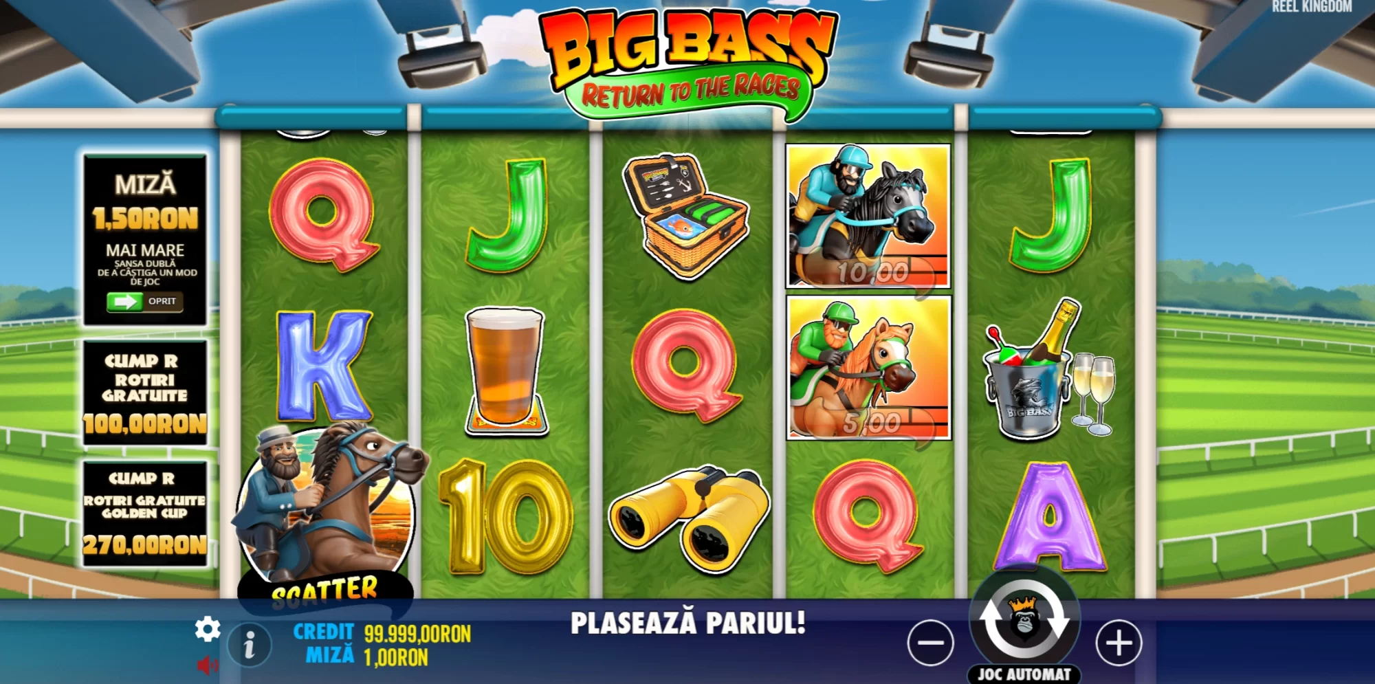 Big Bass Return to The Races Gratis GamePlay