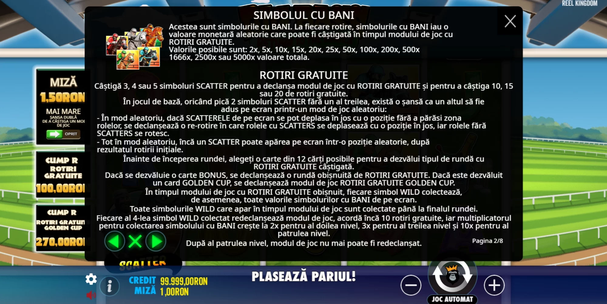 Big Bass Return to The Races Gratis Rotiri Gratuite