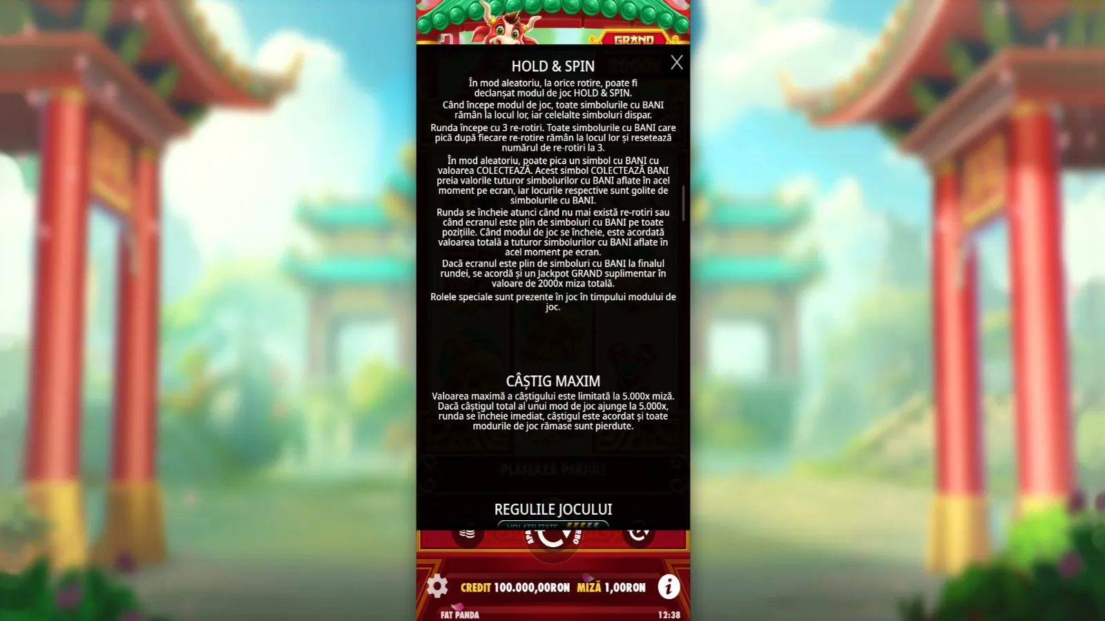 Touro Sortudo Demo Moduri