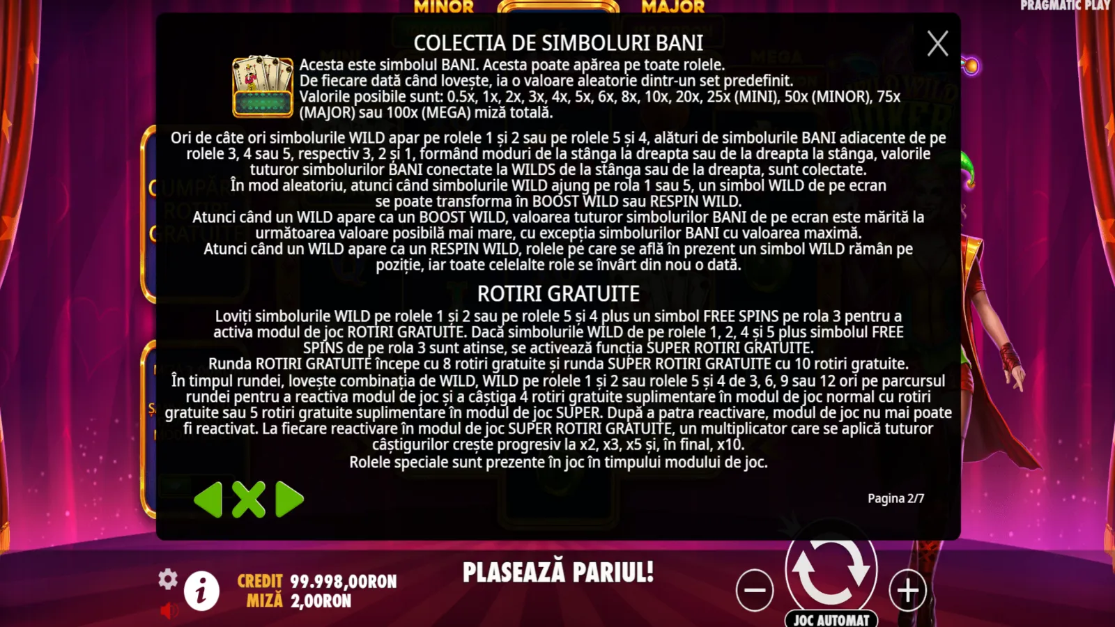 Wild Wild Joker Gratis Moduri