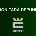 25 RON fără depunere la Conti Cazino