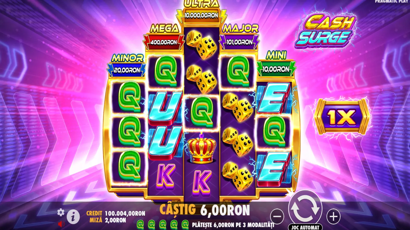 Cash Surge Gratis GamePlay