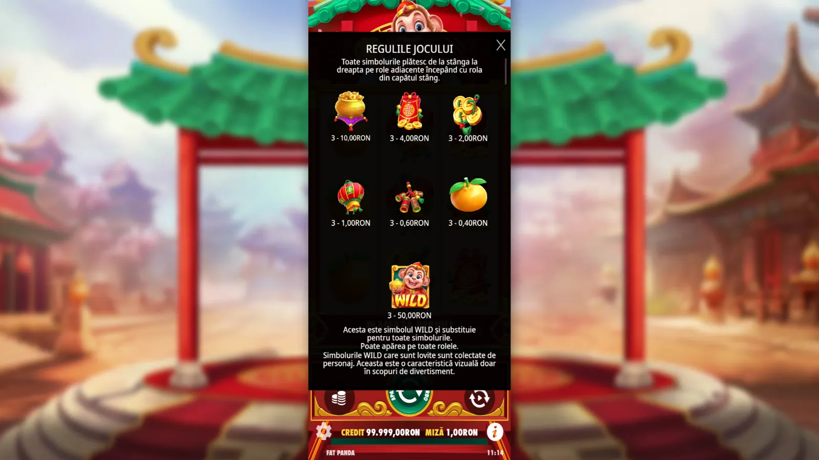 Lucky Monkey Demo Simboluri