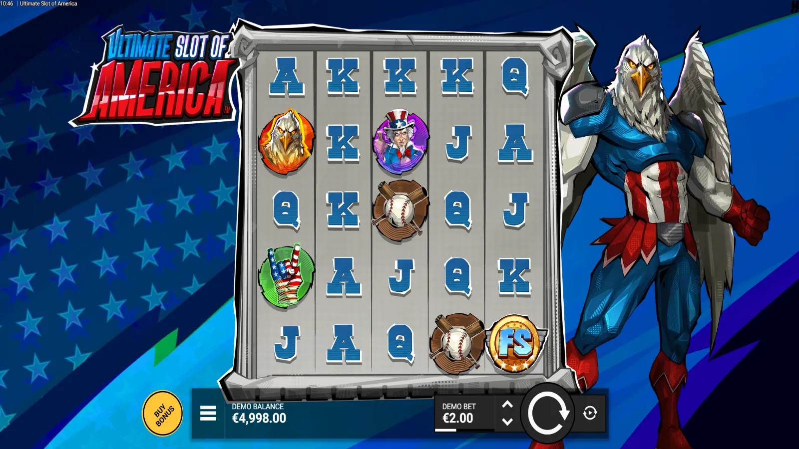 Ultimate Slot of America Demo GamePlay