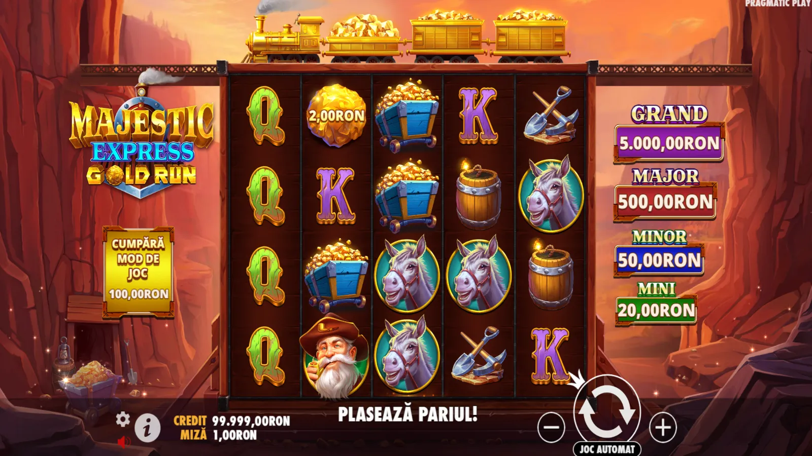 Majestic Express Gold Run Gratis GamePlay