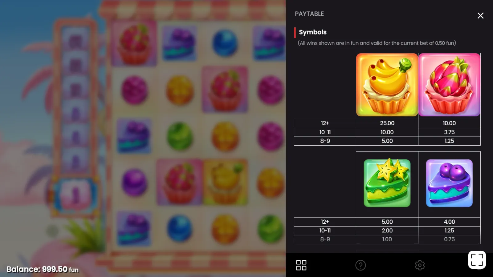 Candy Blast Gratis Simboluri