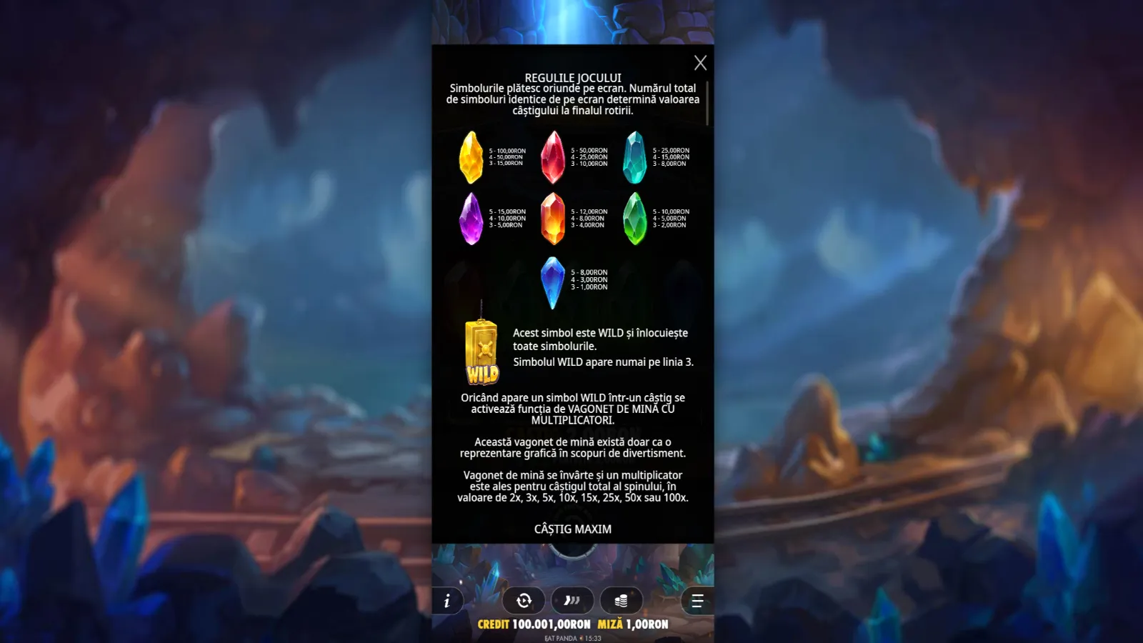 Master Gems Demo Simboluri