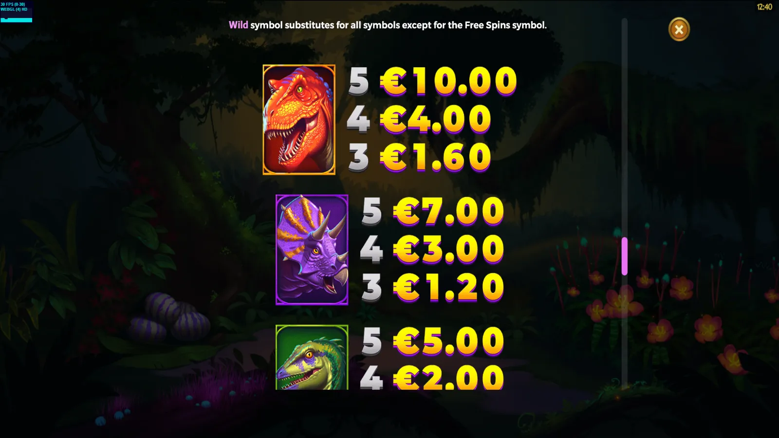 Raptor Doublemax Demo Simboluri