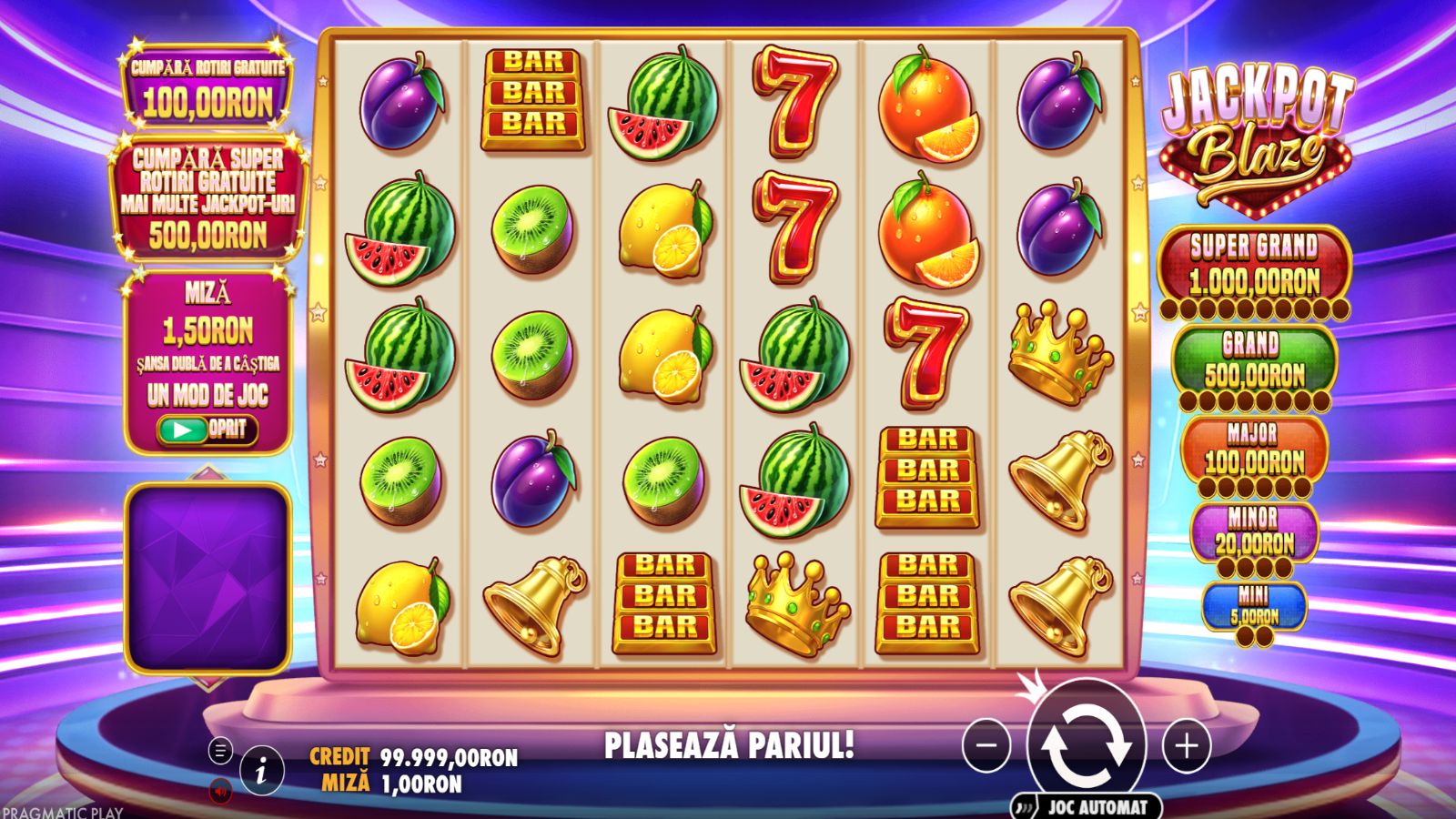 Jackpot Blaze Demo GamePlay